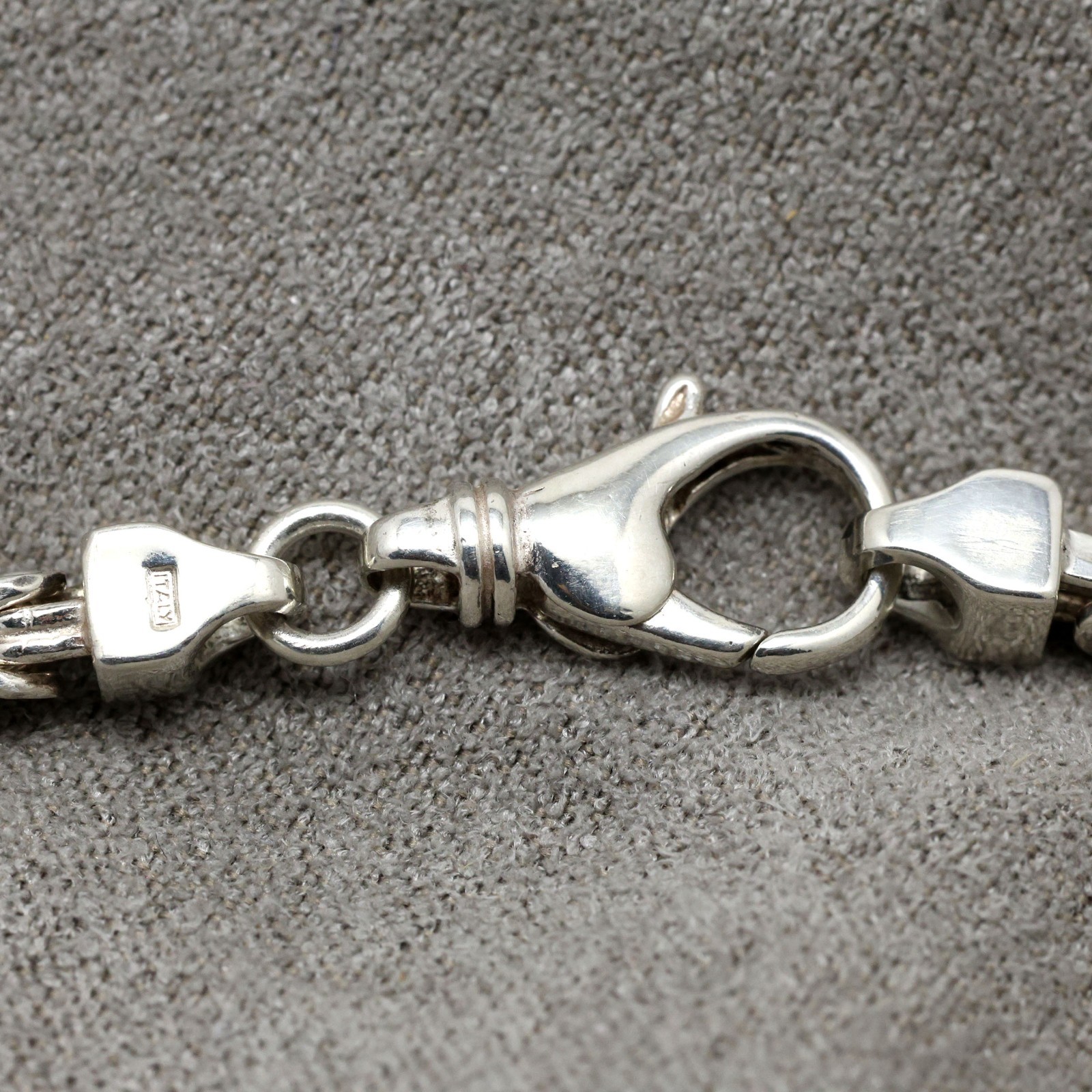 925 sterling silver Byzantine chain necklace 3.5mm 22 inch heavy chain 37g