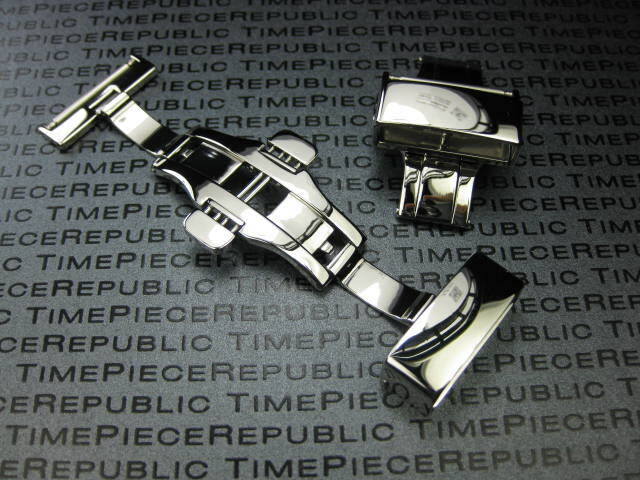 24mm Deployment Buckle Clasp for Thick Leather Strap 3.5mm 5.5mm Thickness P