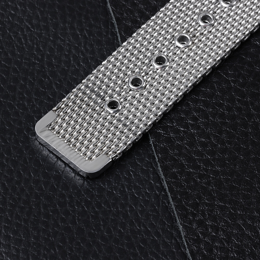 New 18/20/22/24mm Milanese 1.0 Fine Mesh Watch Bands Stainless Steel Pin Buckle