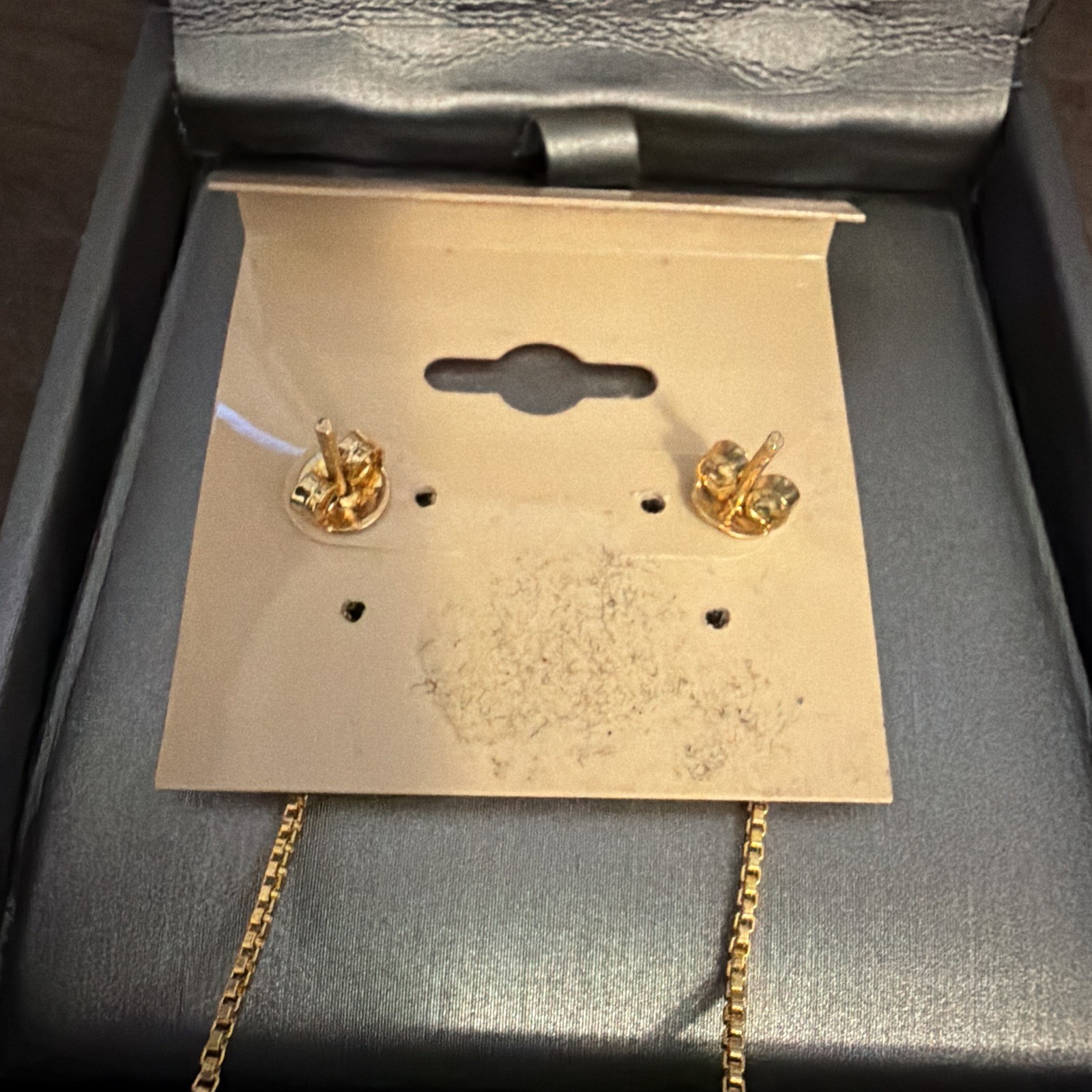 Gold filled Round Multicolor Crystal Bezel Dangle/Drop Earrings, Butterfly, Lobe