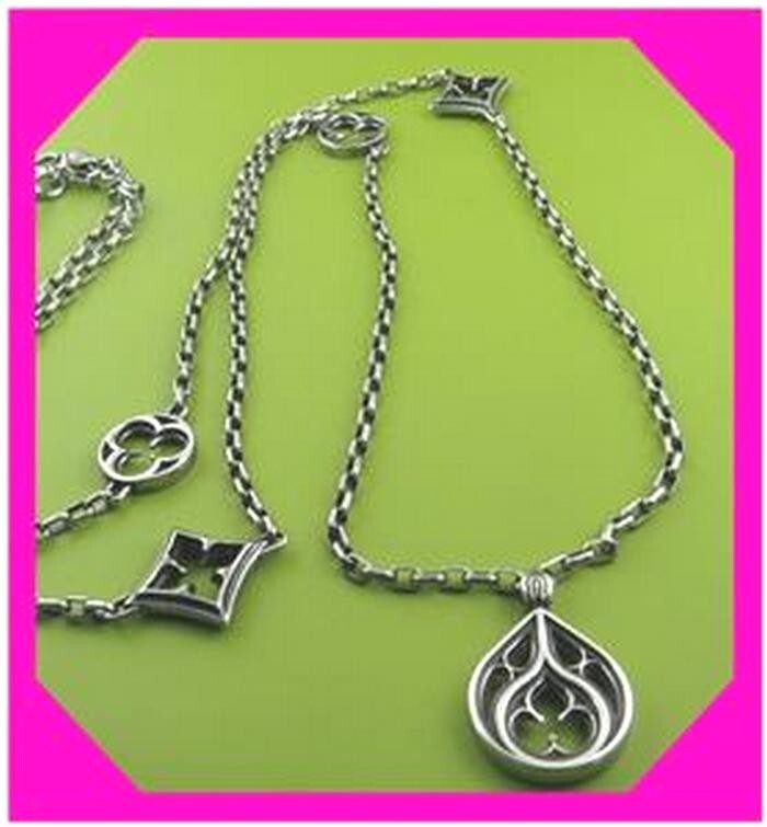 BRIGHTON LORENZA TRIO FERRARA DARK Silver Flower Long NECKLACE NWtag $88 70%