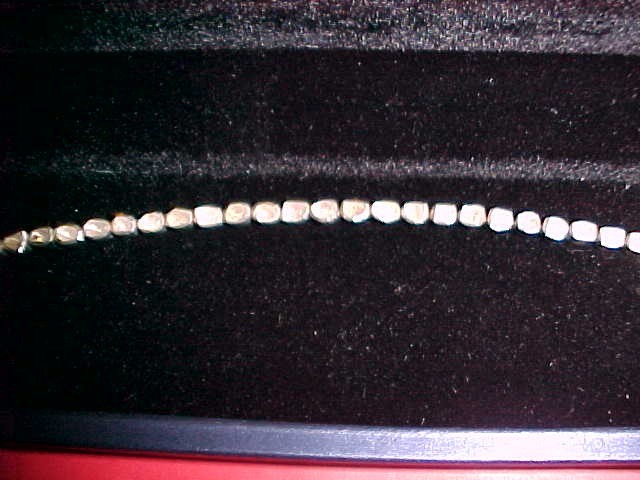Polki 2 Carat Diamond Tennis Bracelet 7.25 Inch Bezel setting