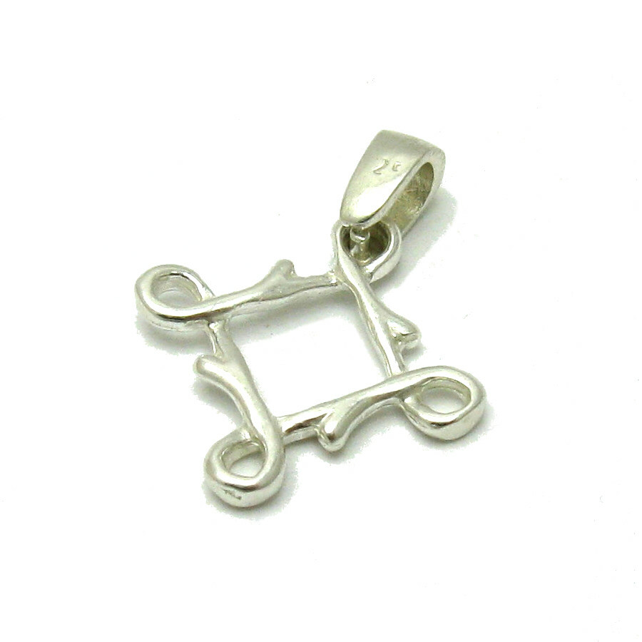 Extravagant Sterling Silver Pendant Genuine Stamped Solid 925 Handmade Empress
