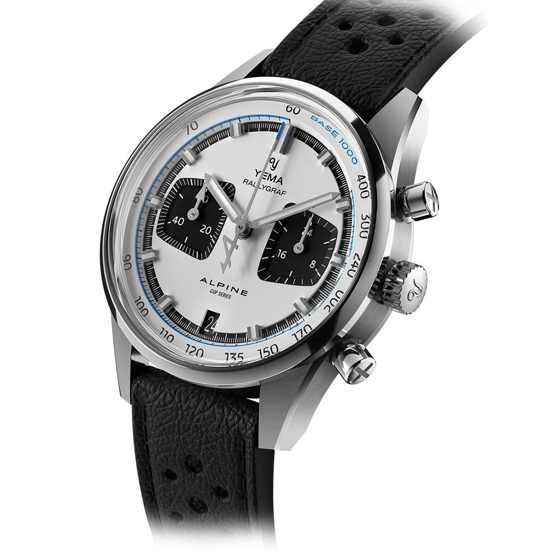 YEMA Rallygraf Alpine Chronograph Hybrid Steel Mechanical Quartz Men’s Watch