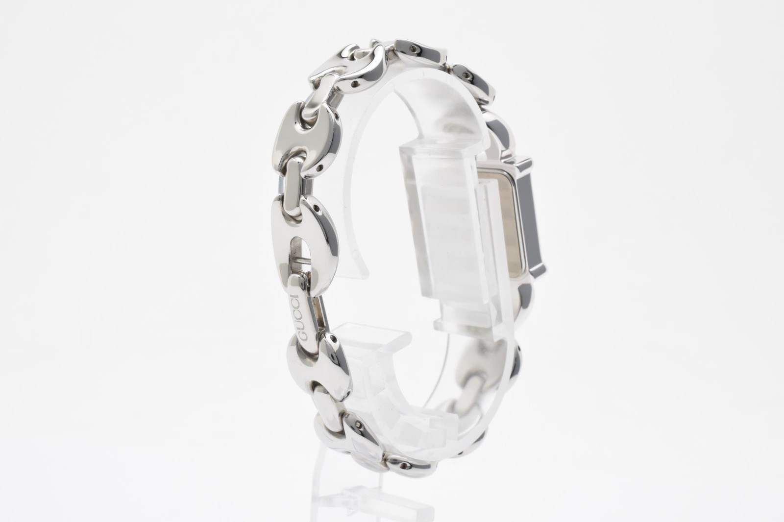 Vintage [NEAR MINT] Gucci 1800L Silver White Dial 18mm Quartz Women Watch JAPAN