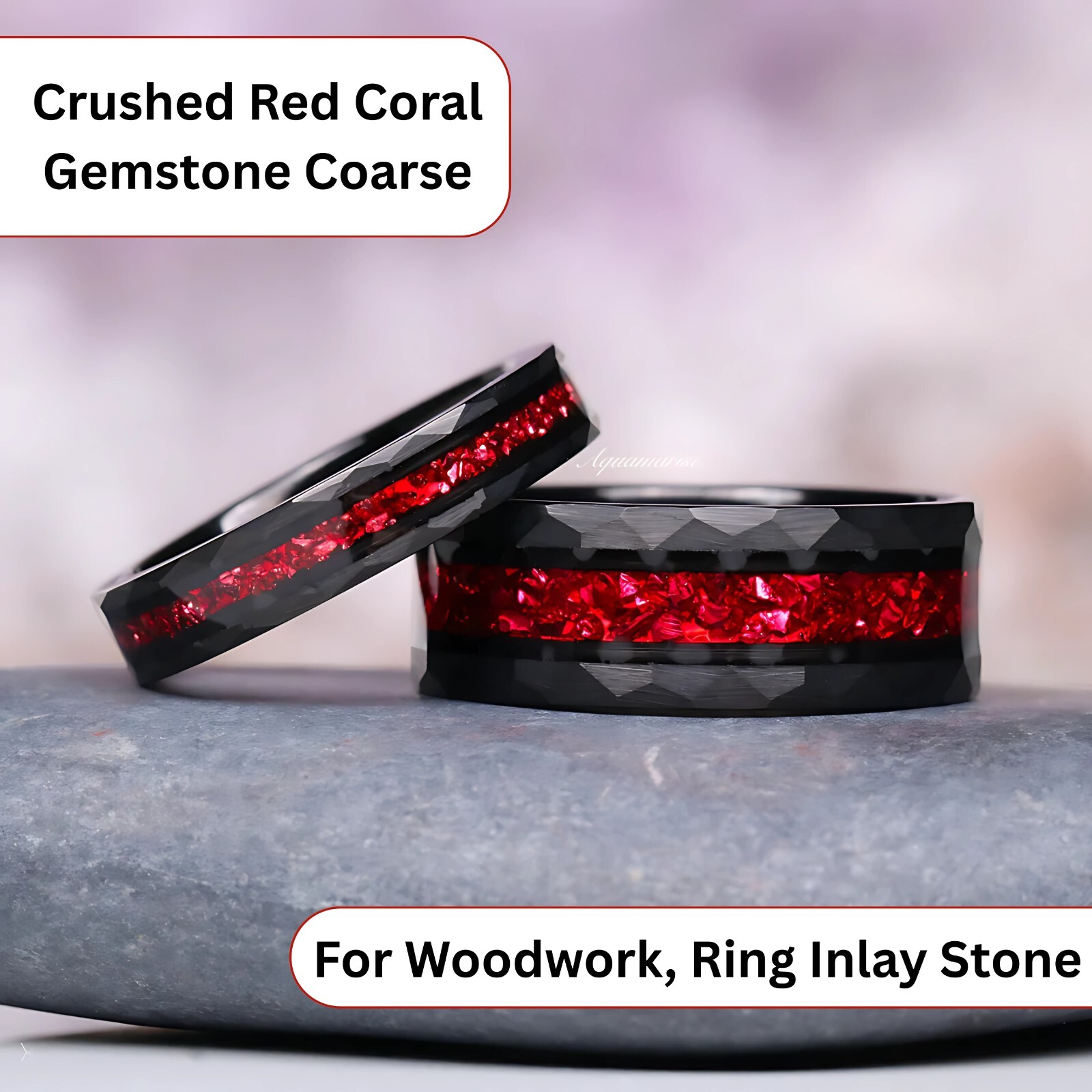 Crushed Best Quality Hydro Quartz Gemstone Dust Powder Ring , Woodworking Inlay