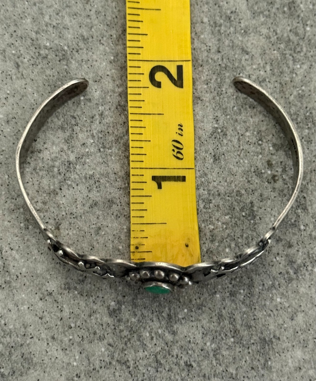 Vintage FRED HARVEY ERA Navajo Turquoise DOG HORSE Sterling Bracelet 6.7 in