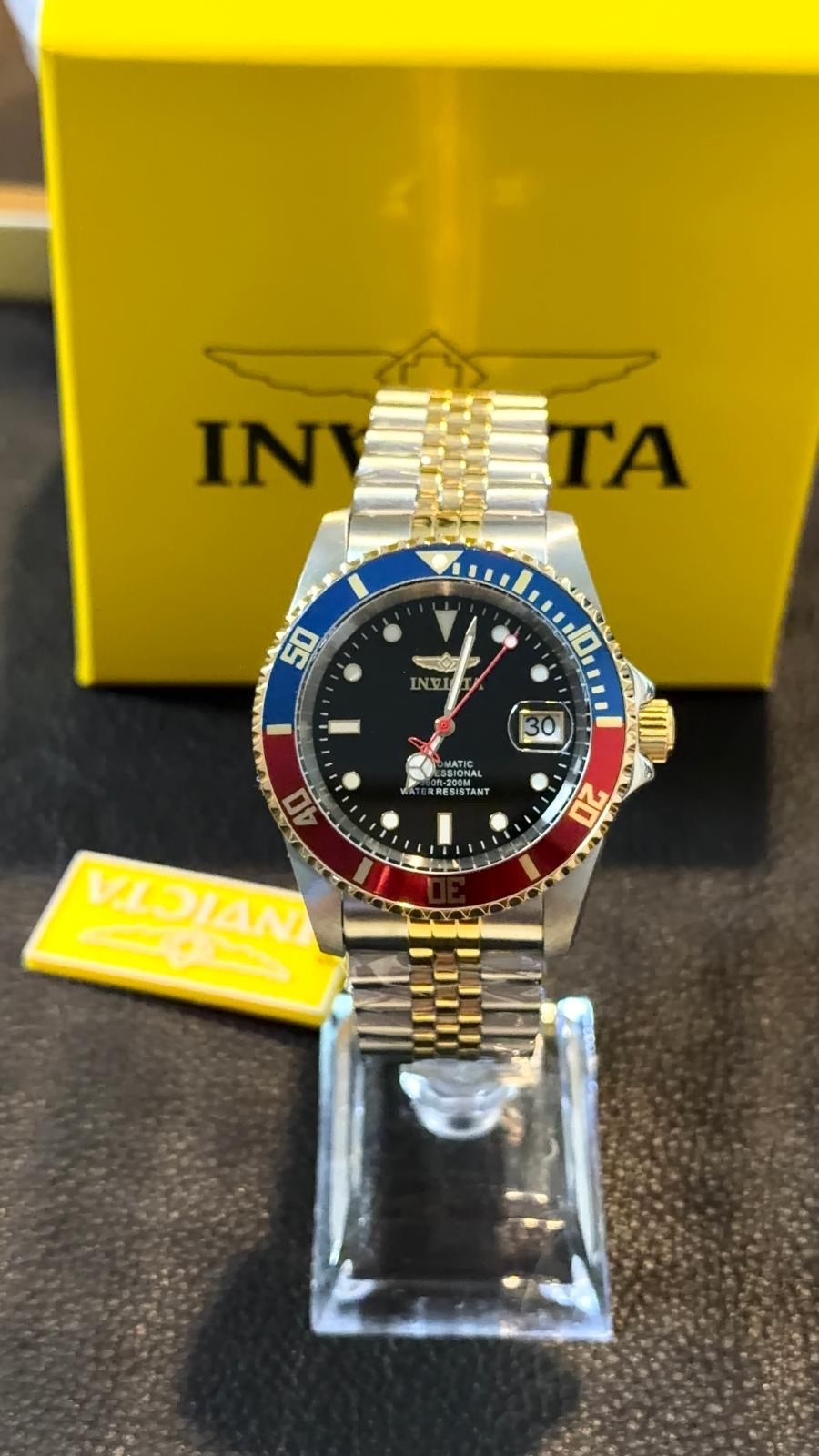 Invicta Pro Diver Navigator Automatic Men’s Watch – 42mm, Steel, Gold (29180)