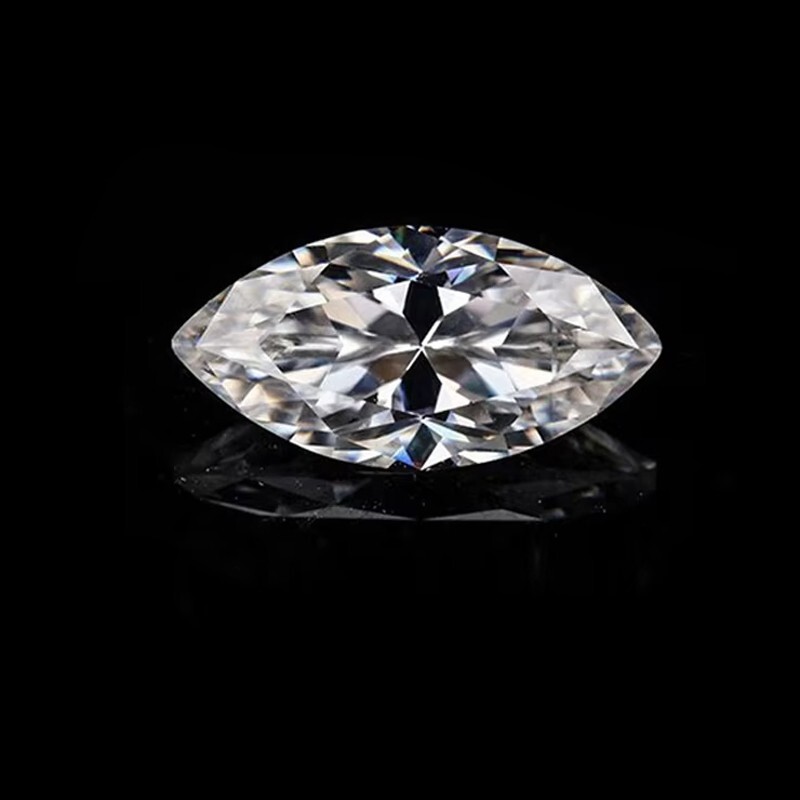 0.1-10ct D VVS1 Loose Moissanite Stone Real Gemstone Marquise Cut GRA Certified