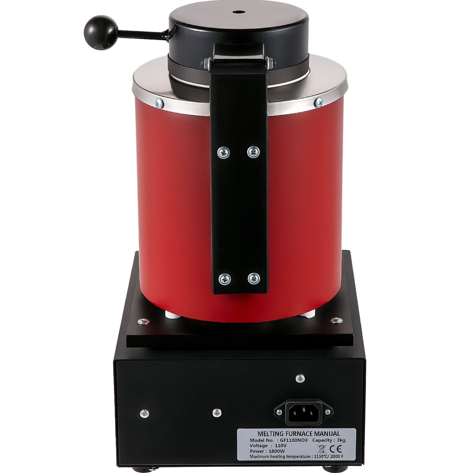 Uimoso Electric Gold Melting Furnace with Ceramic Crucibles and Ingot Mold