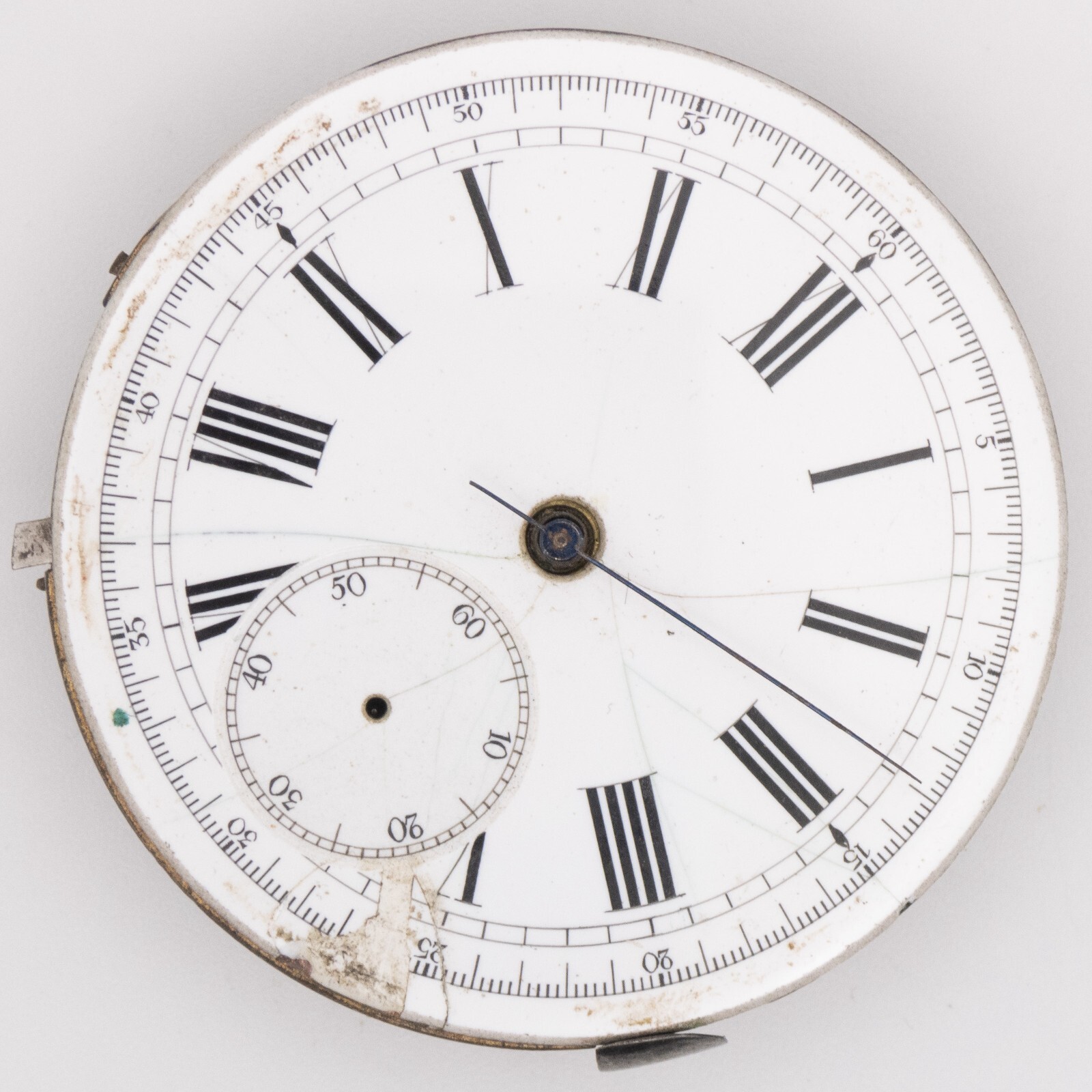 High Grade Swiss 44 x 13.9 mm Repeater Chronograph Antique Pocket Watch Movement