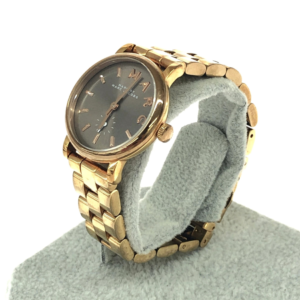 MARC BY MARC JACOBS Quartz Watch Logo Gold Color Ladies Used