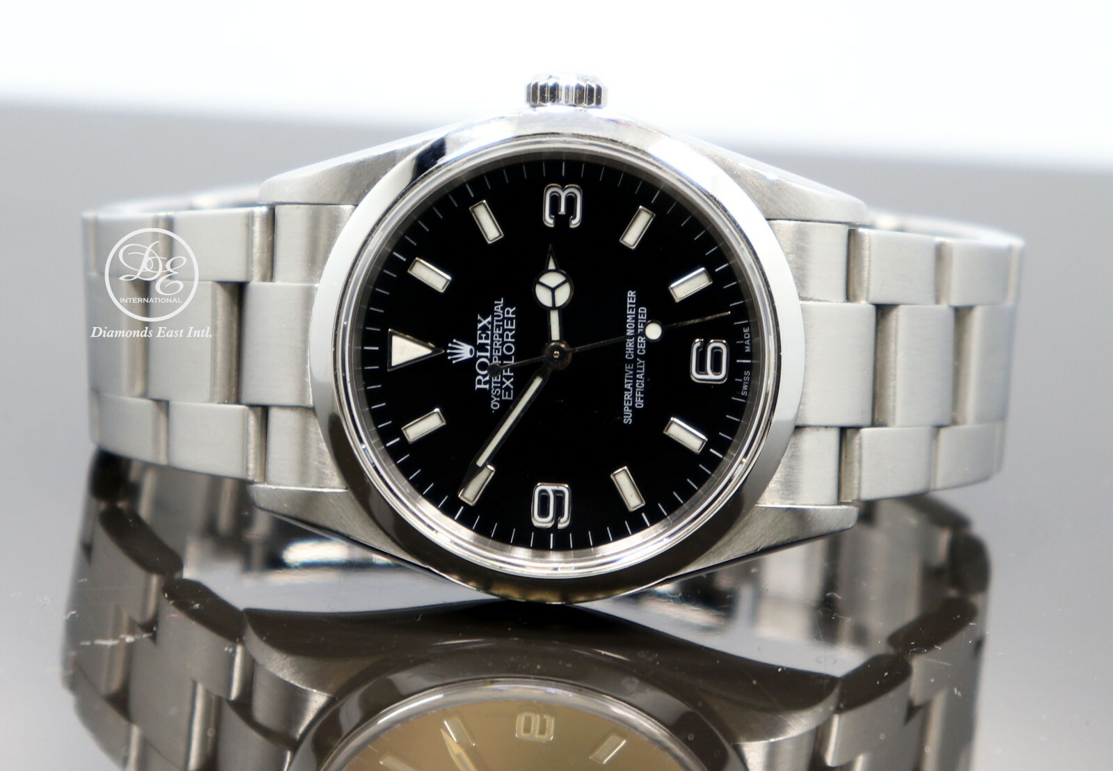 Rolex Explorer I 114270 Steel Oyster Black 36mm Watch Box Papers Mint Condition