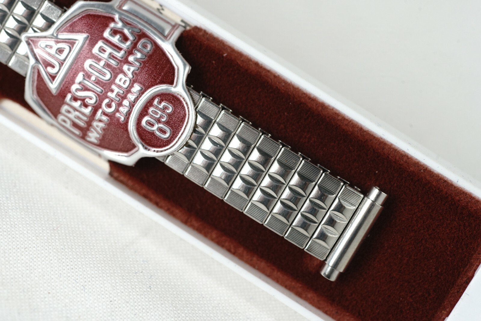 JB Champion Prest-o-Flex Expansion Watch Bracelet Stainless Steel 14mm-11mm Ends