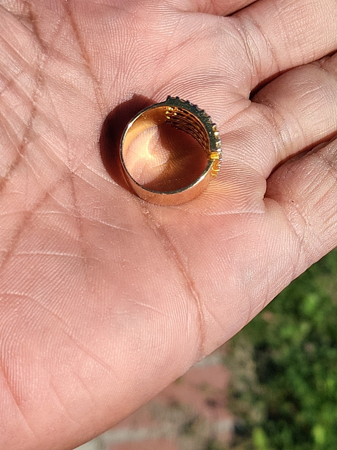 Solid 9K Gold Natural Diamond Ring c. 1960’s ~1.5 Carats, 6.3 Grams~ Size 5 NR