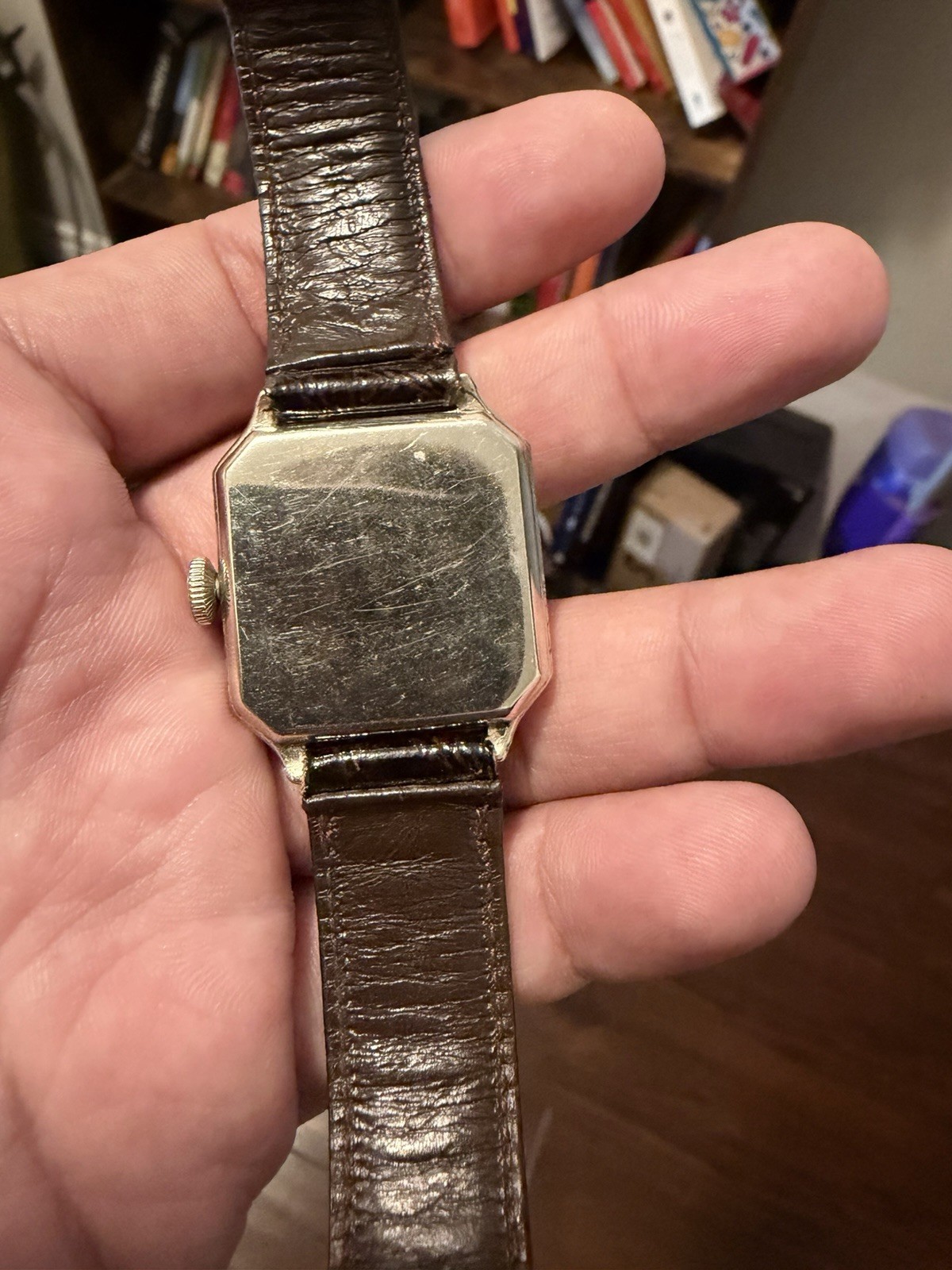 Hamilton 1920s Rectangular Manual Wind Beige Arabic Dial 17J 24-27.9mm