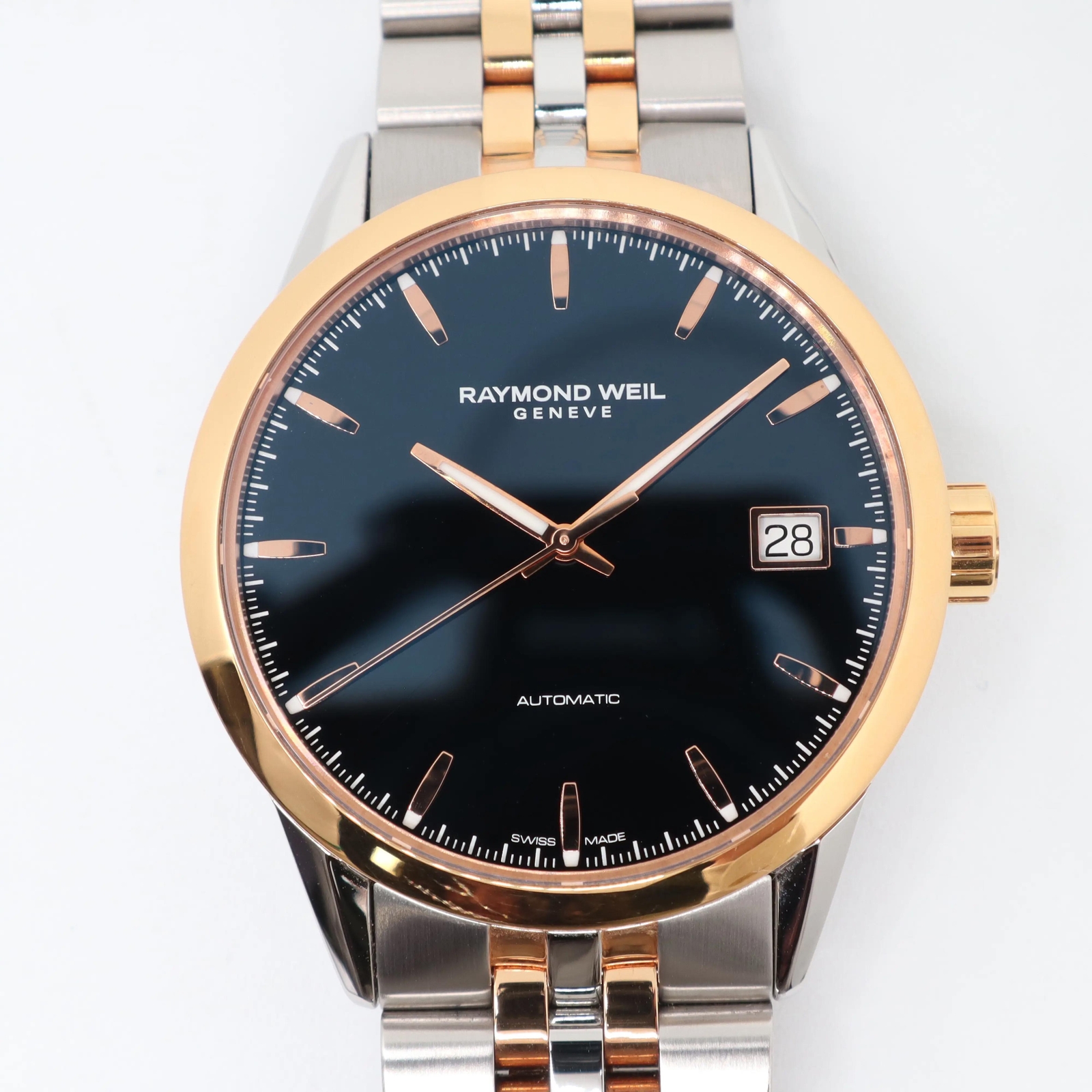 New Raymond Weil 2740-SP5-20011 Freelancer 42mm Automatic Steel Mens Dress Watch