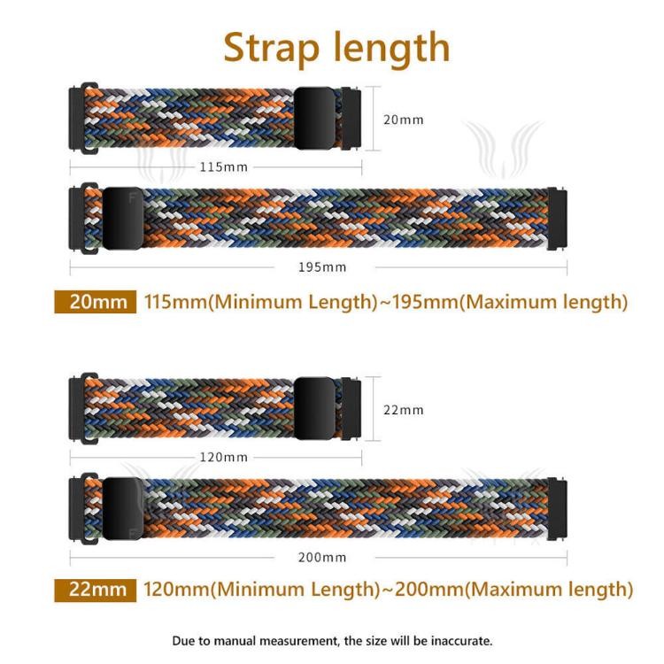 Band Strap For Huami Amazfit GTR 4 3 2 2e Stratos GTS 4 3 2 Bip Magnetic Braided