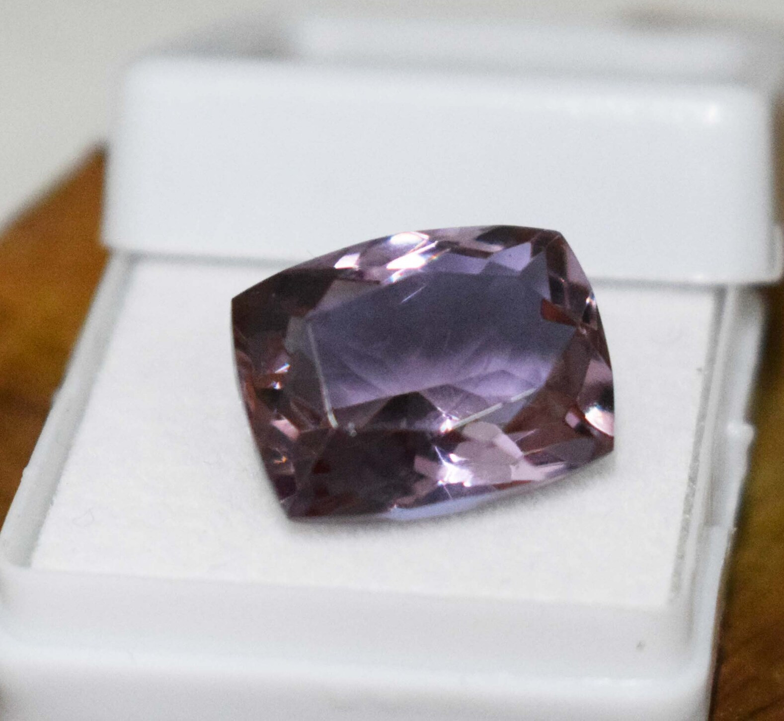 17.25 Ct Certified Natural Color Changing Alexandrite Cushion Cut Loose Gemstone