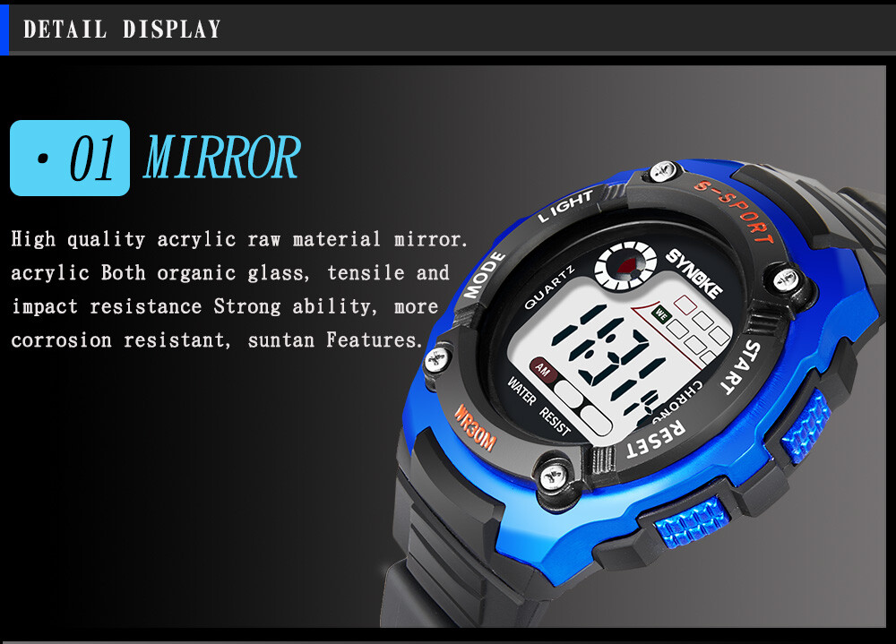 Hot Kids Child Boy Girl Multifunction Waterproof Digital Sports Watche Xmas Gift