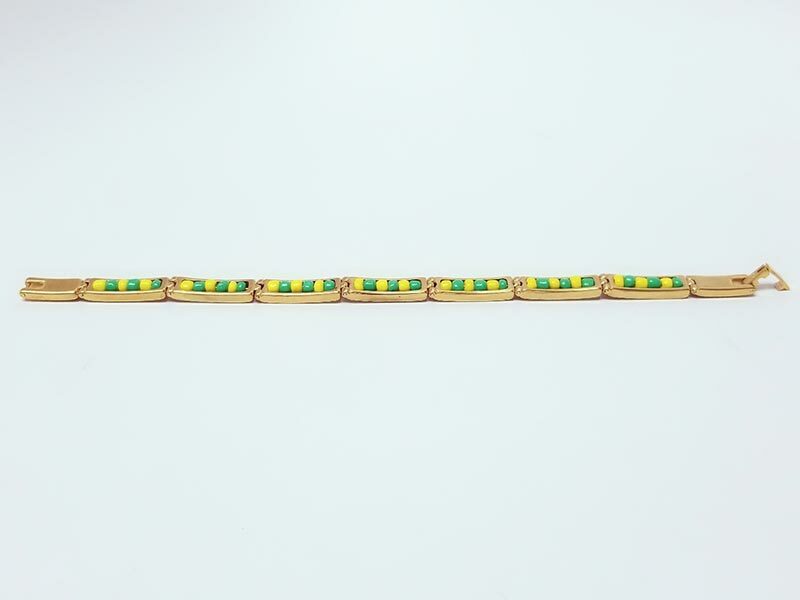 Orula Bracelet (Covered) in Stainless Steel with a real 14 k Gold Plating