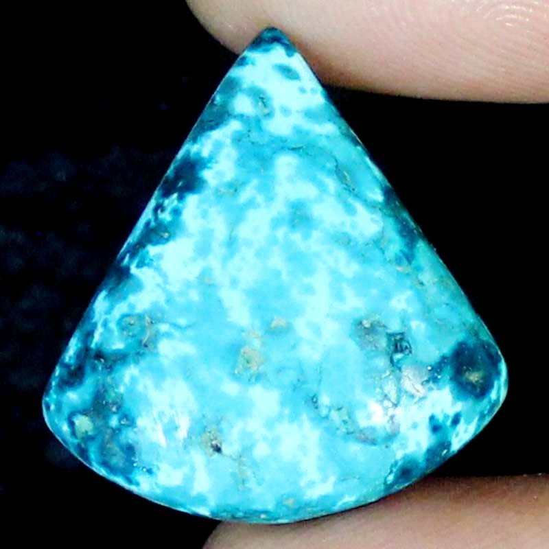 20.05CTS 25X26X6mm Natural Designer Arizona TURQUOISE Fancy Shape Loose Gemstone