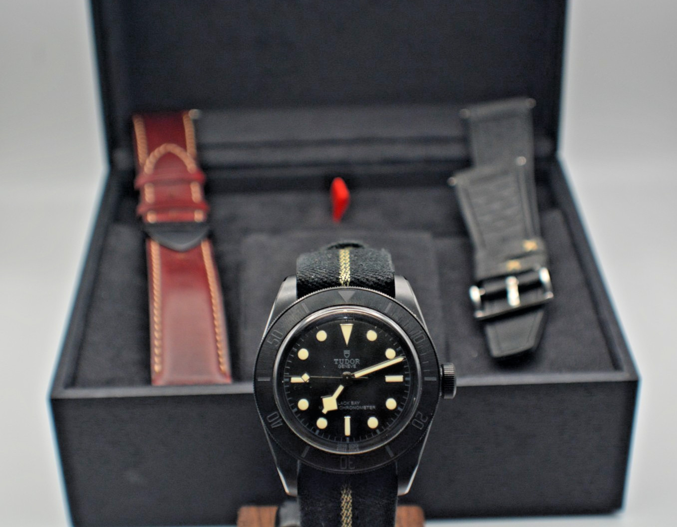 TUDOR Black Bay Ceramic M79210CNU-0001 with Box Papers & original Bands year2022