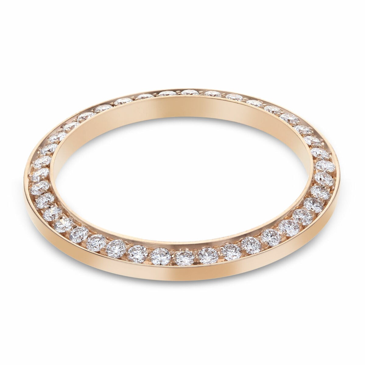 1CT BEAD NATURAL DIAMOND BEZEL FOR ROLEX 28MM 279135 279165 279175 EVEROSE GOLD