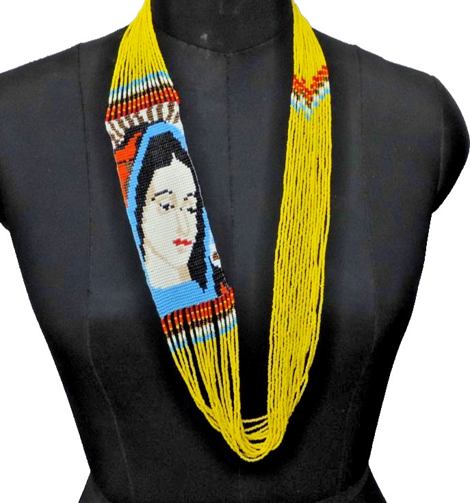 Handmade Necklace Seed Bead Boho American Style Nativ Beaded Multi Strand Gifts