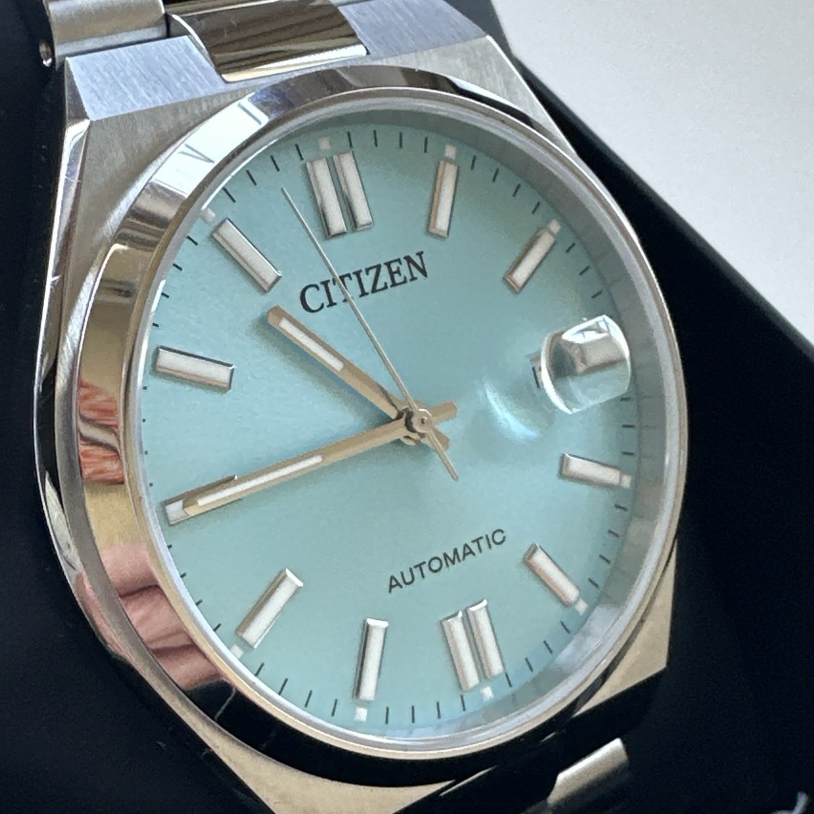 Citizen Men’s Tsuyosa Automatic Blue Stainless Steel Date Watch 40MM NJ0151-53M