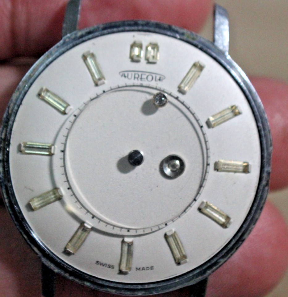 Wonderful AUREOLE Mystery Dial 17J Men’s Watch 146.55
