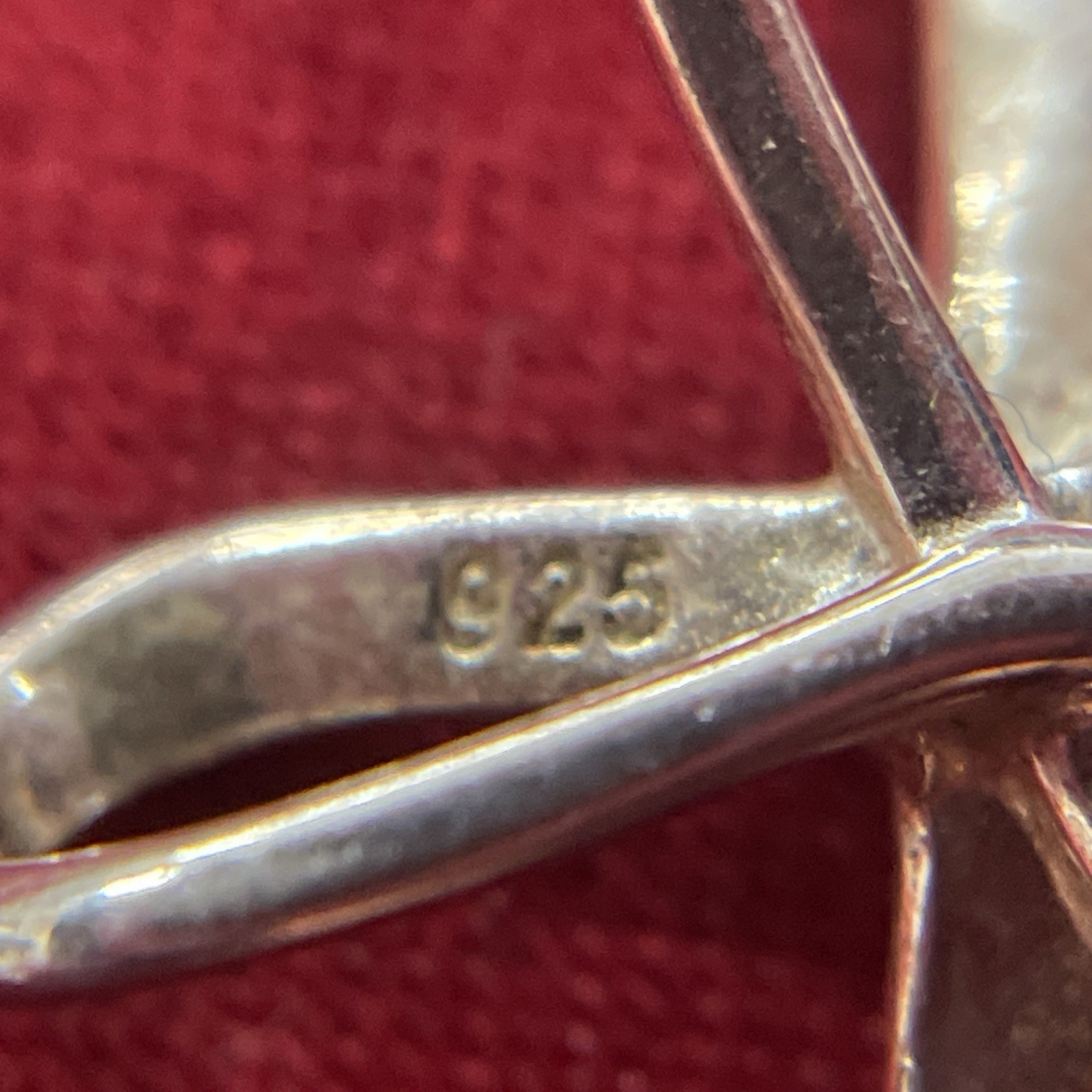Sterling Silver 925 NVC Looping Infinity Cross Charm Pendant