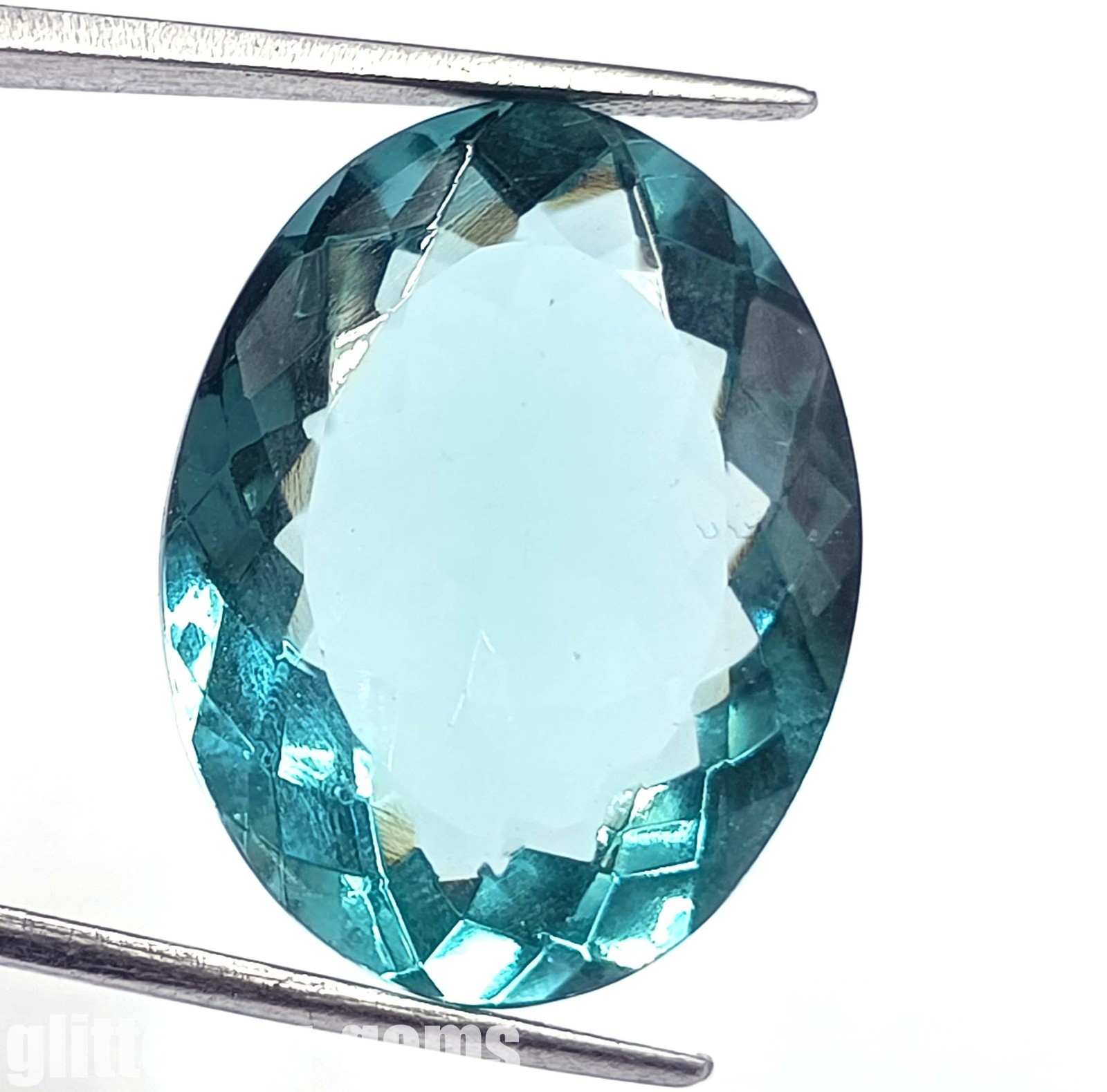 IGL Certified Natural Neon Paraiba Tourmaline – 40.95 Ct Oval Cut Gemstone 5DNA