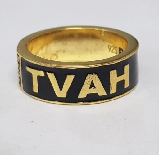 Customized High School College Class Ring for Men,Women Text and Birthstone Band