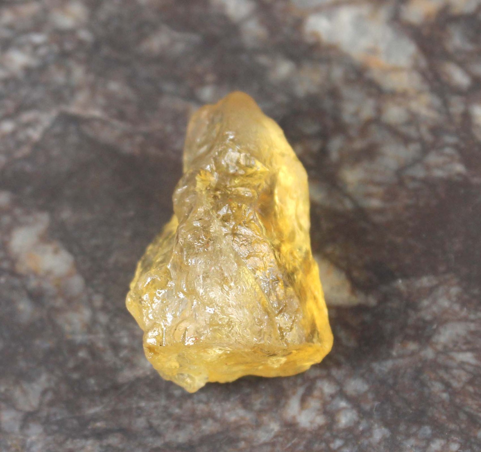 Natural 26.75 Ct Yellow Grossular Garnet Gemstone Rough Certified T37066