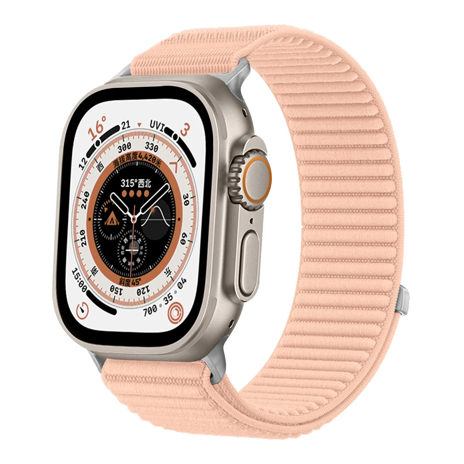 Nylon Strap Wristband For Apple Watch Band 40 41 42 44 45 46 49mm Ultra Bracelet