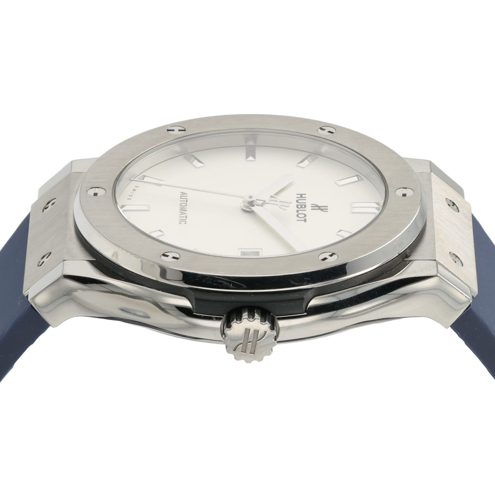 Hublot Classic Fusion Silver Dial Titanium 45mm Auto Men’s Watch 511.NX.2611.LR