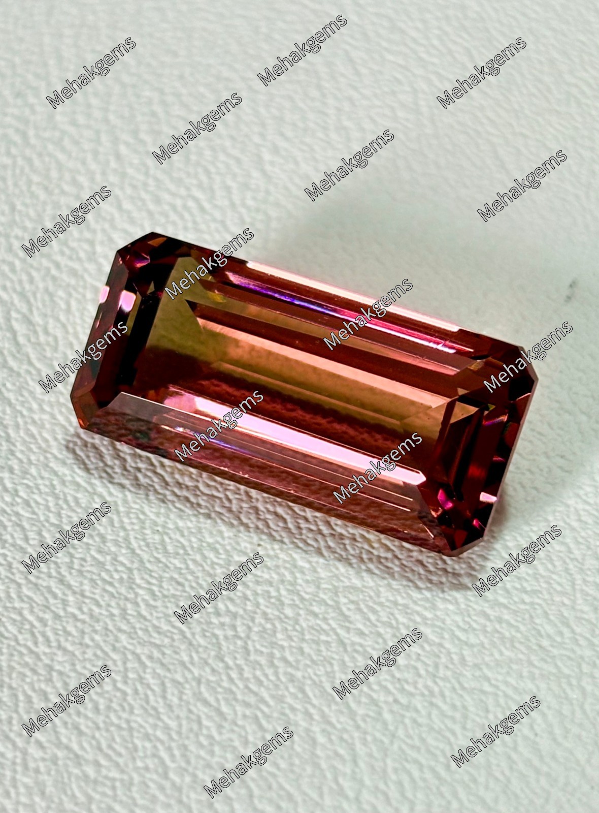 35 Carat Zultanite Gemstone, Rectangle Color Change Diaspore Pendant Stone
