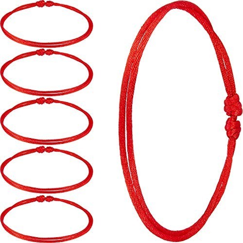 6 Pieces Red String Bracelets Kabbalah Red Cord Bracelet for Protection Women…