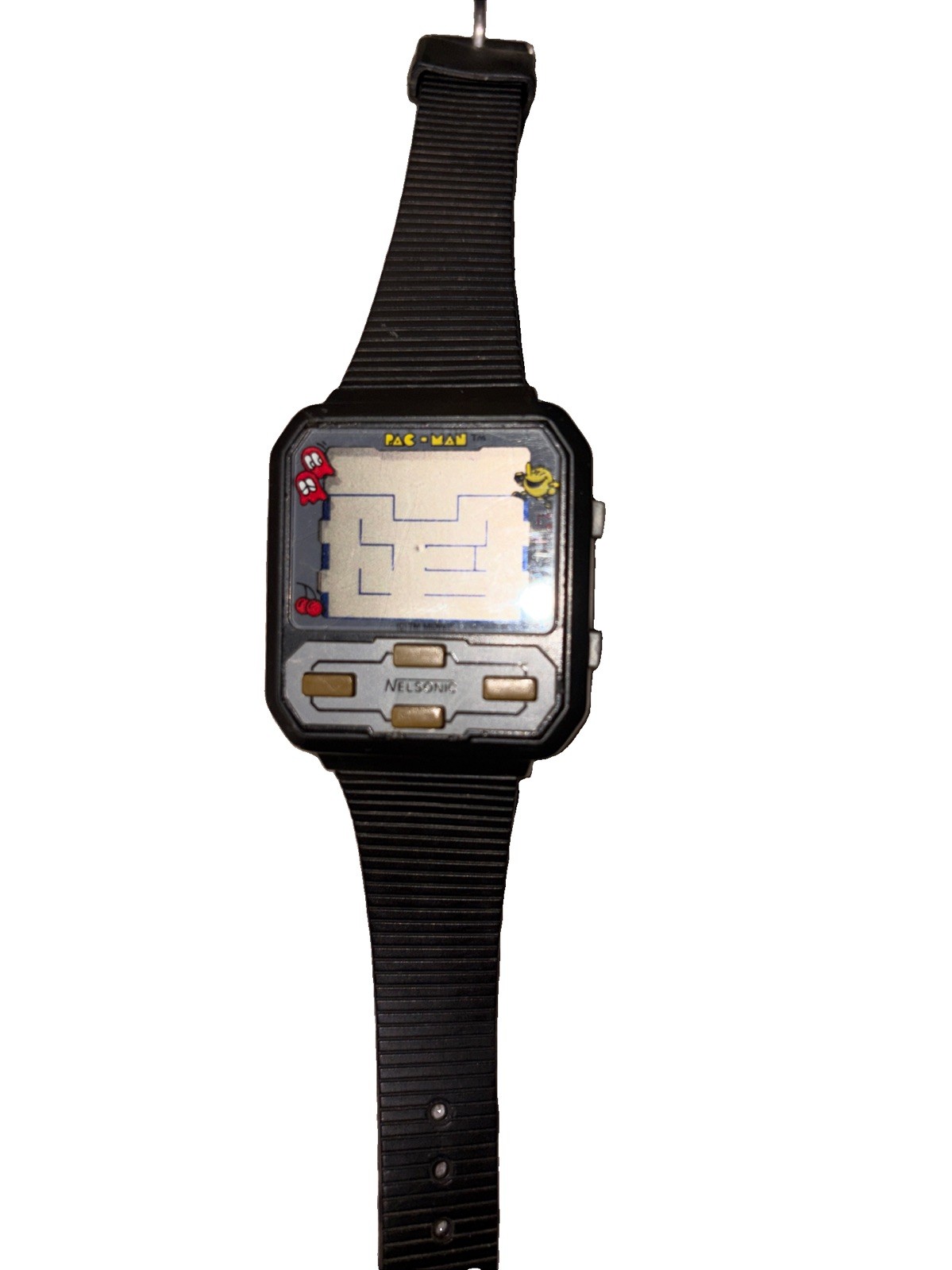 1983 Pac-Man Midway Nelsonic Berger Watch. UNTESTED.