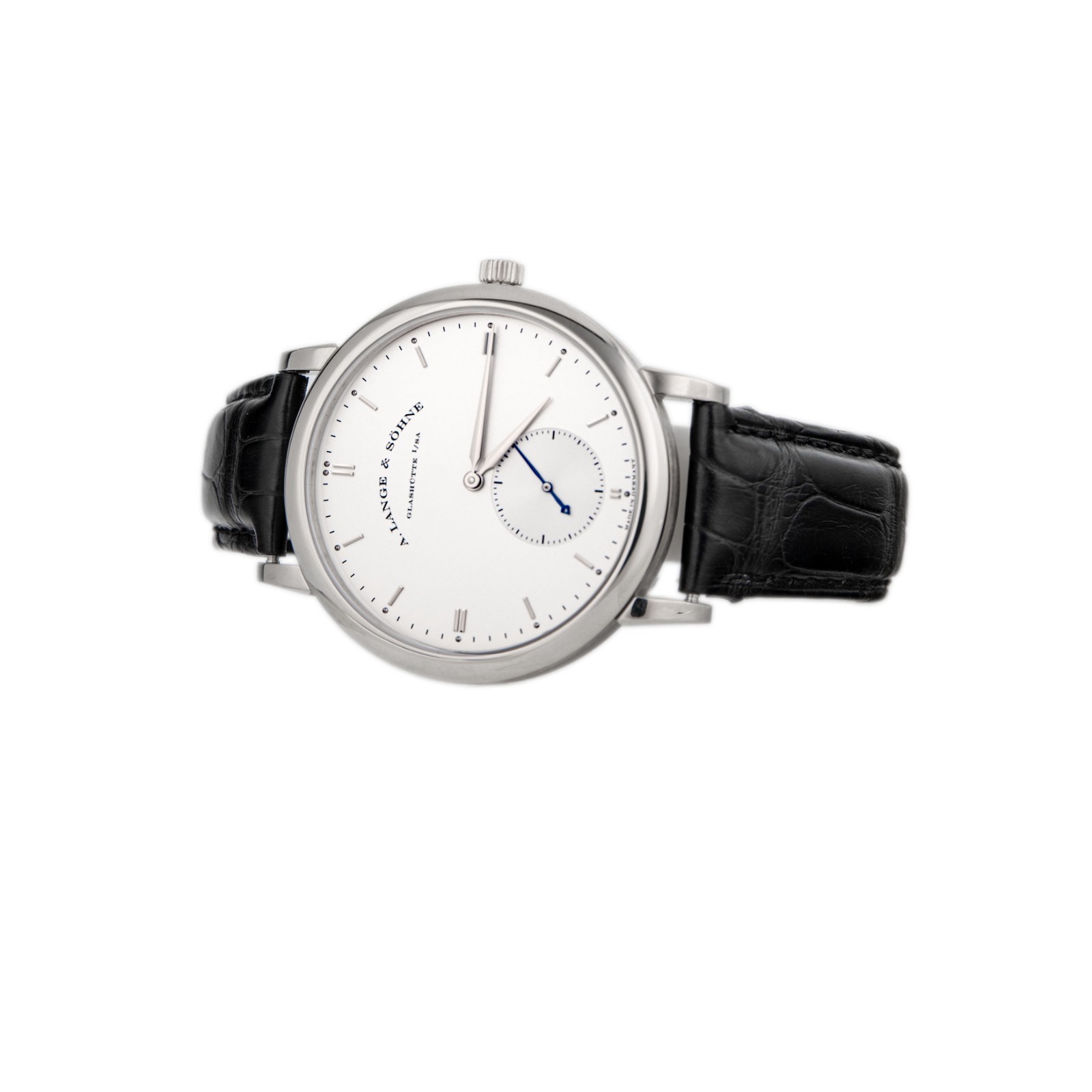 A. Lange & Sohne Grand Saxonia Automatic White Gold Silver Dial 40.6mm 307.026