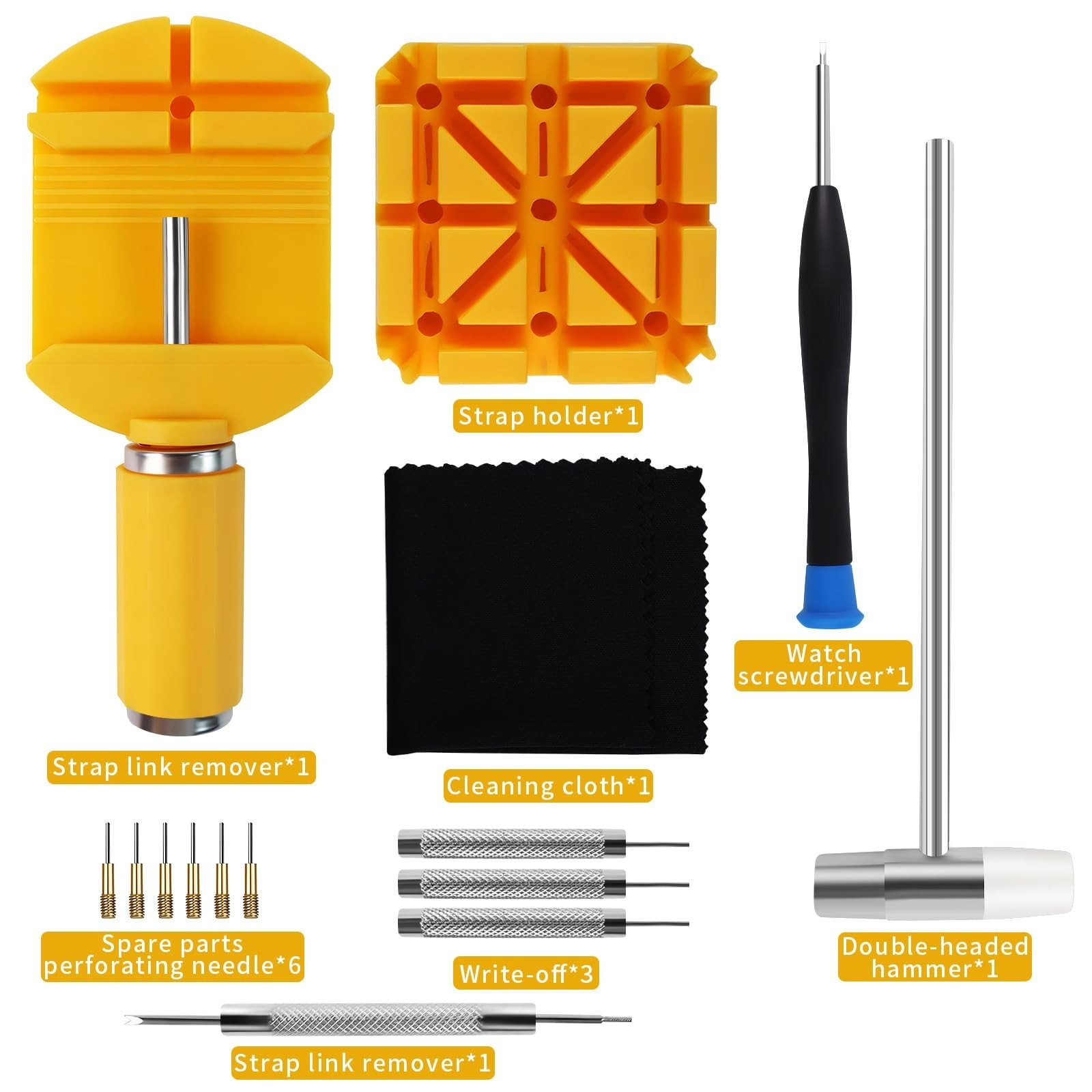 Ultimate Watch Link Removal kit – Adjustable Bracelet Repair & Resizing, Watc…