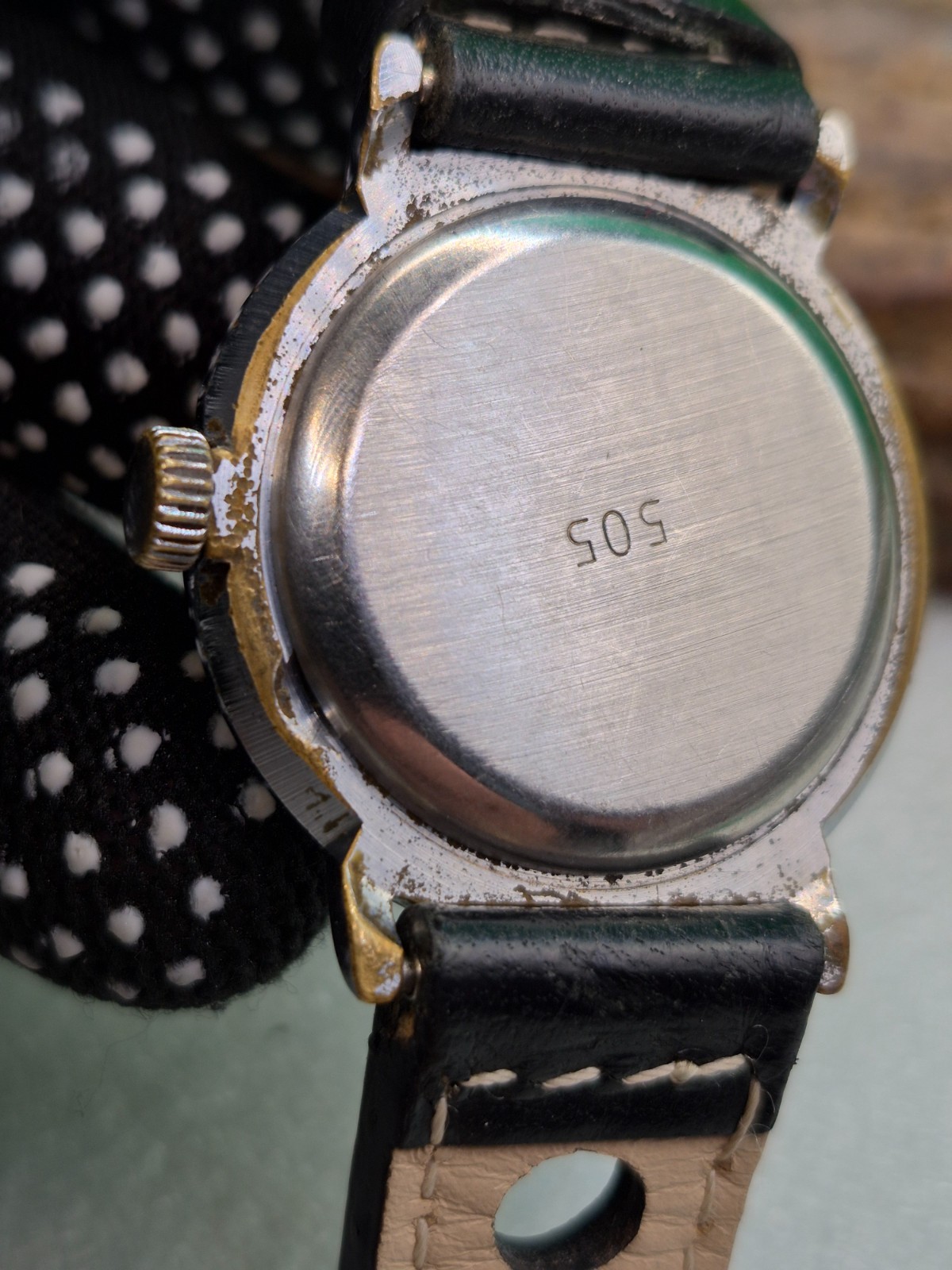 Vintage Soviet mechanical wristwatch RAKETA 2614 H.