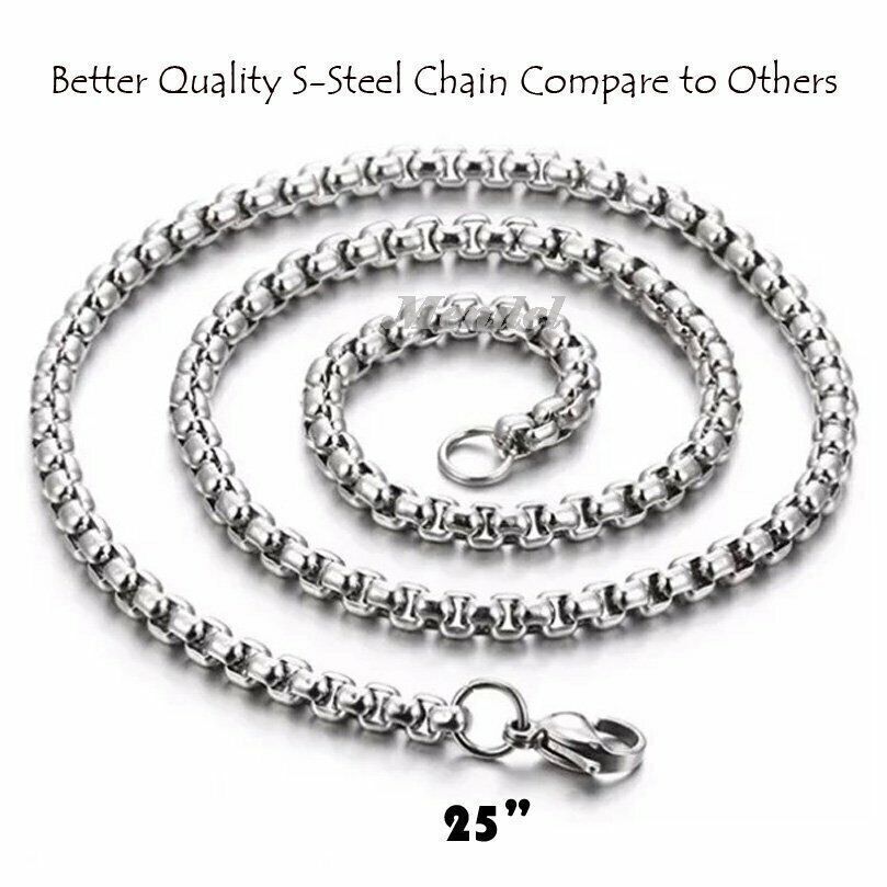 MENDEL Stainless Steel 3D Mens Articulated Fish Fishing Hook Pendant Necklace