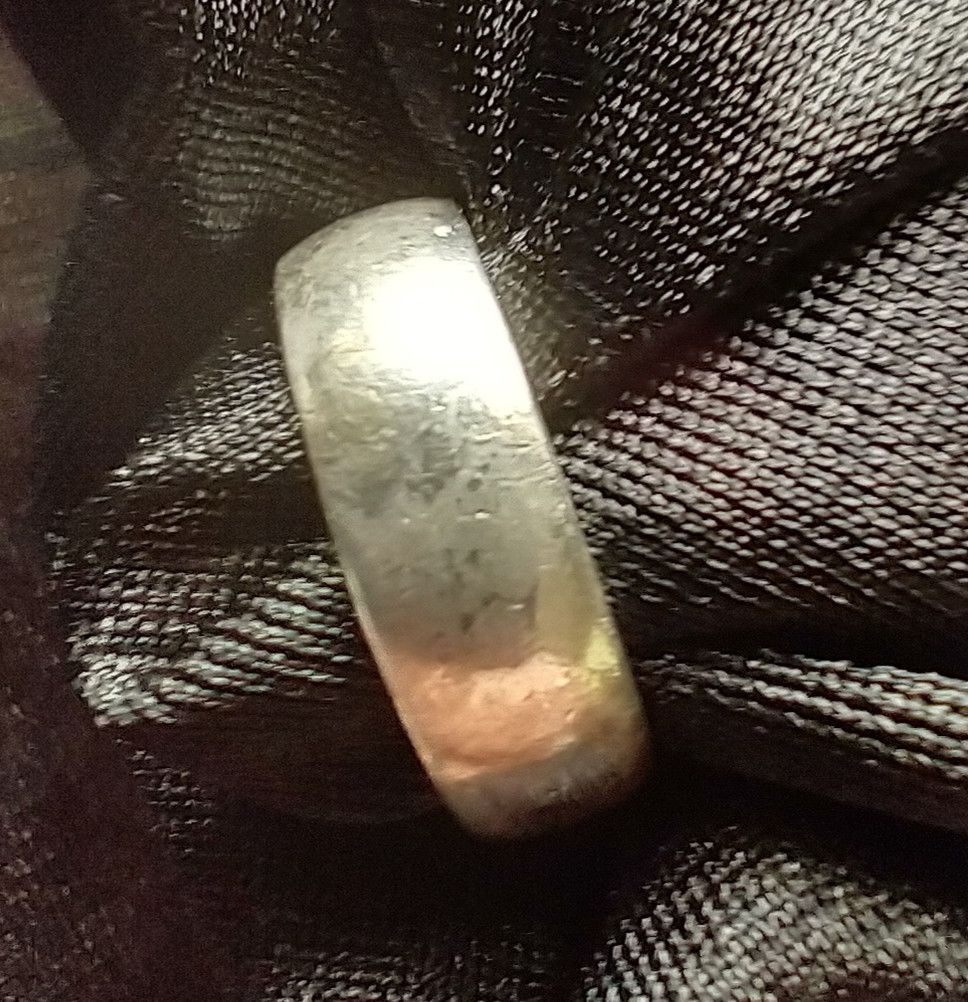 Harm None Amulet Ring Unisex Band .925 Sterling Silver Peter Stone Design