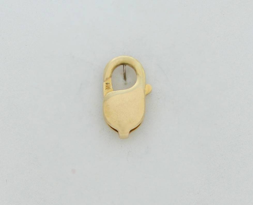 LOBSTER LOCK CLASP LARGE 14K GOLD JUMBO LOBSTER 18.2 MM X 9.0 MM