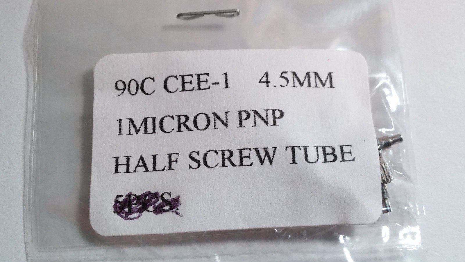“Unbranded waterproof screwdown Crown and Tube. Crown (approx 4.3mm-4.5mm) and h