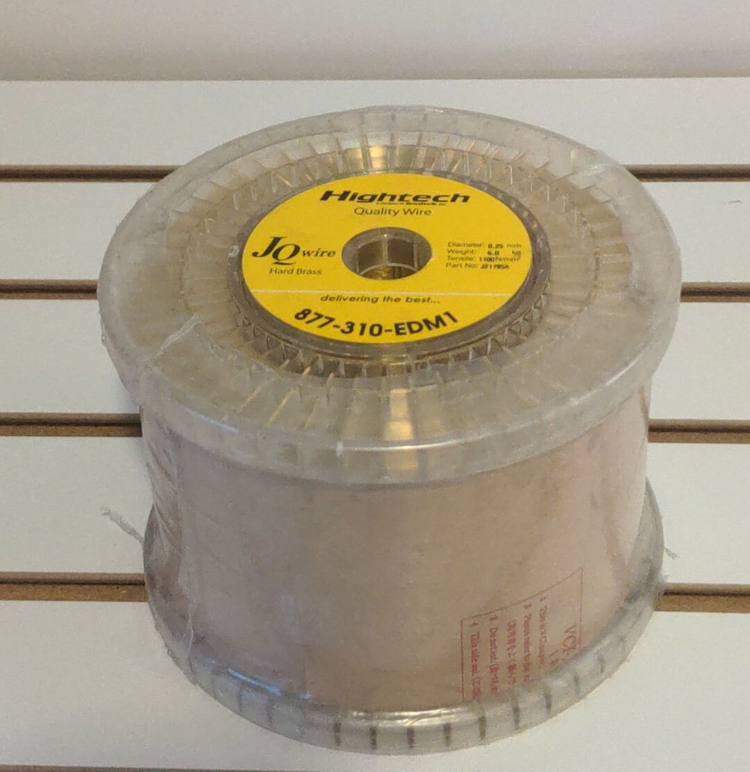JQ Wire Hard Brass Diameter 0.25mm,Tensile 1100N/Mm2