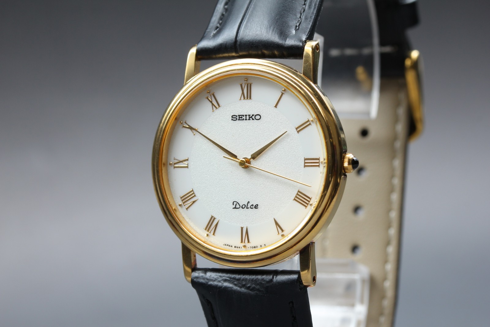 [Near MINT] SEIKO Dolce 8N41-7030 32mm White Dial Quartz Men’s Vintage Watch