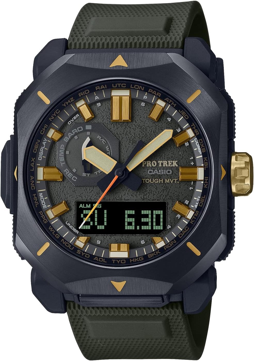 New Casio PRW-6900YB-3JF PROTREK Mens Watch Climber Line Solar CORDURAre Japan